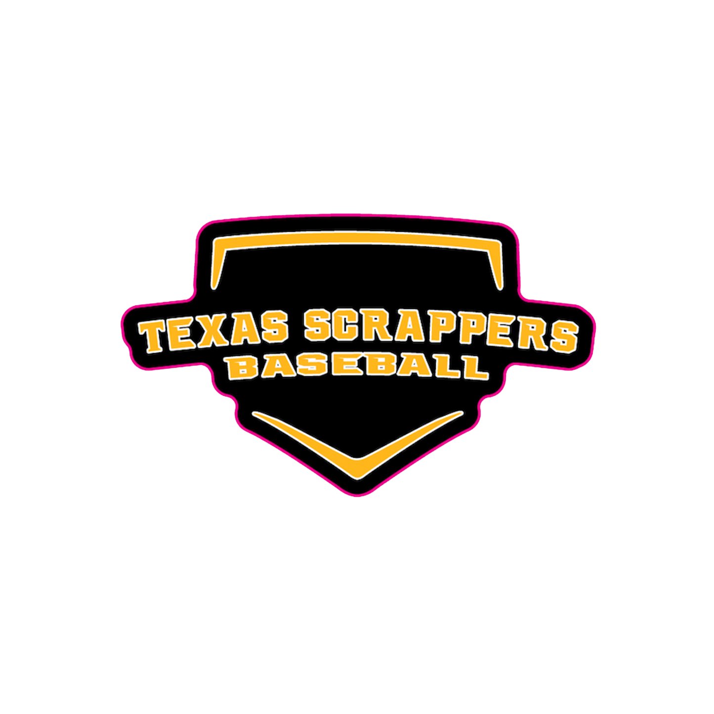 Texas Scrapper Decal - Home Plate Logo