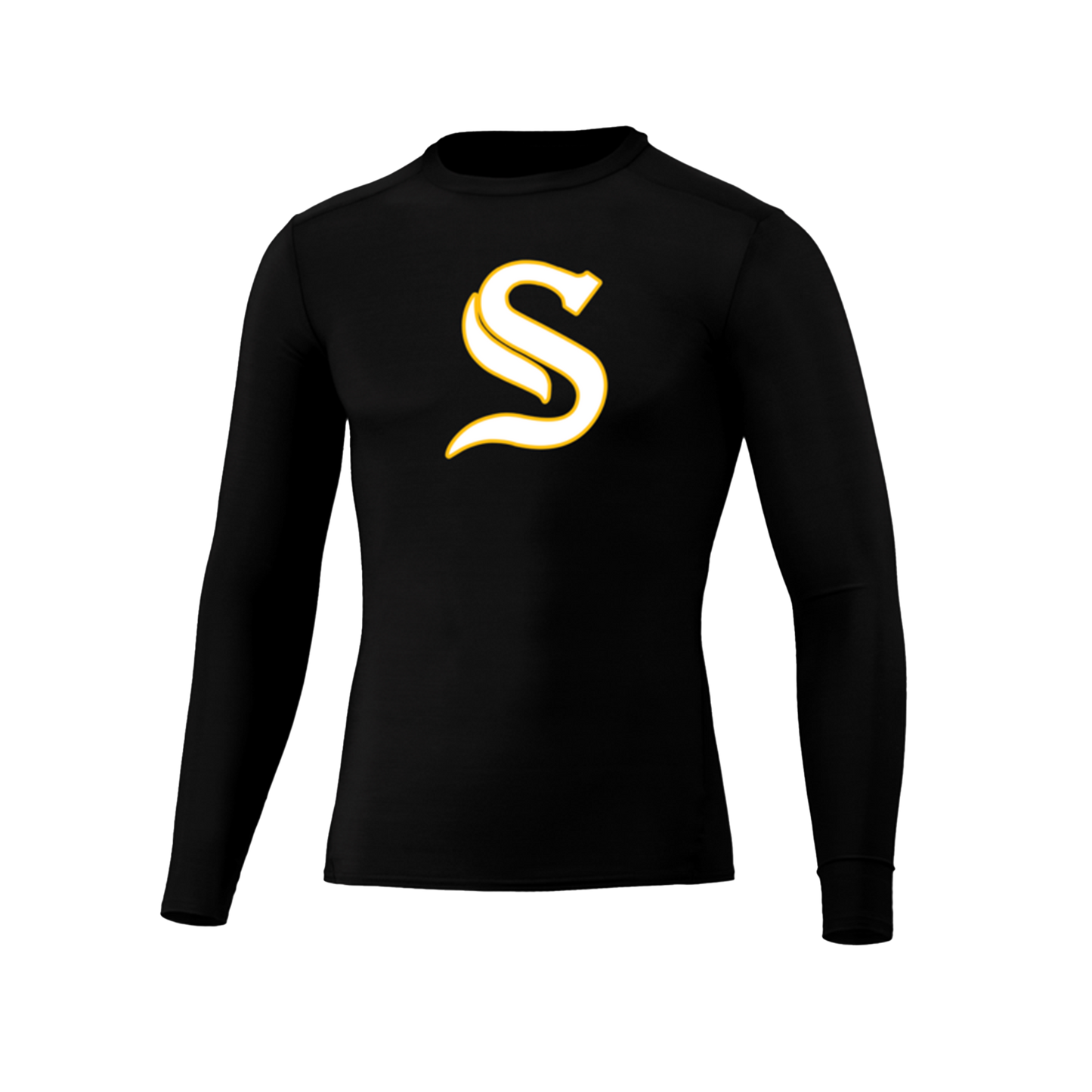 Adult Compression Black Cool-Tek L/S