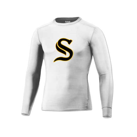 Youth Compression White Cool-Tek L/S