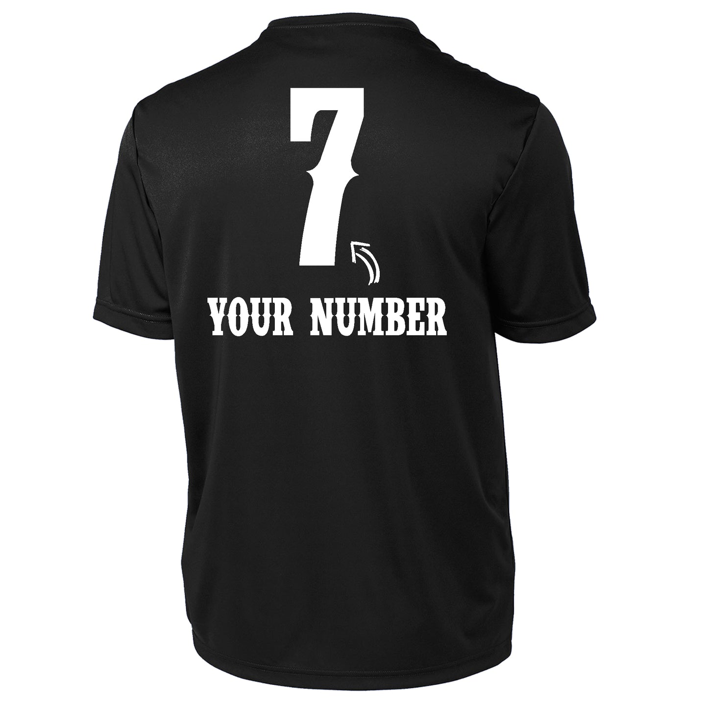 Workout Tee W/ Number