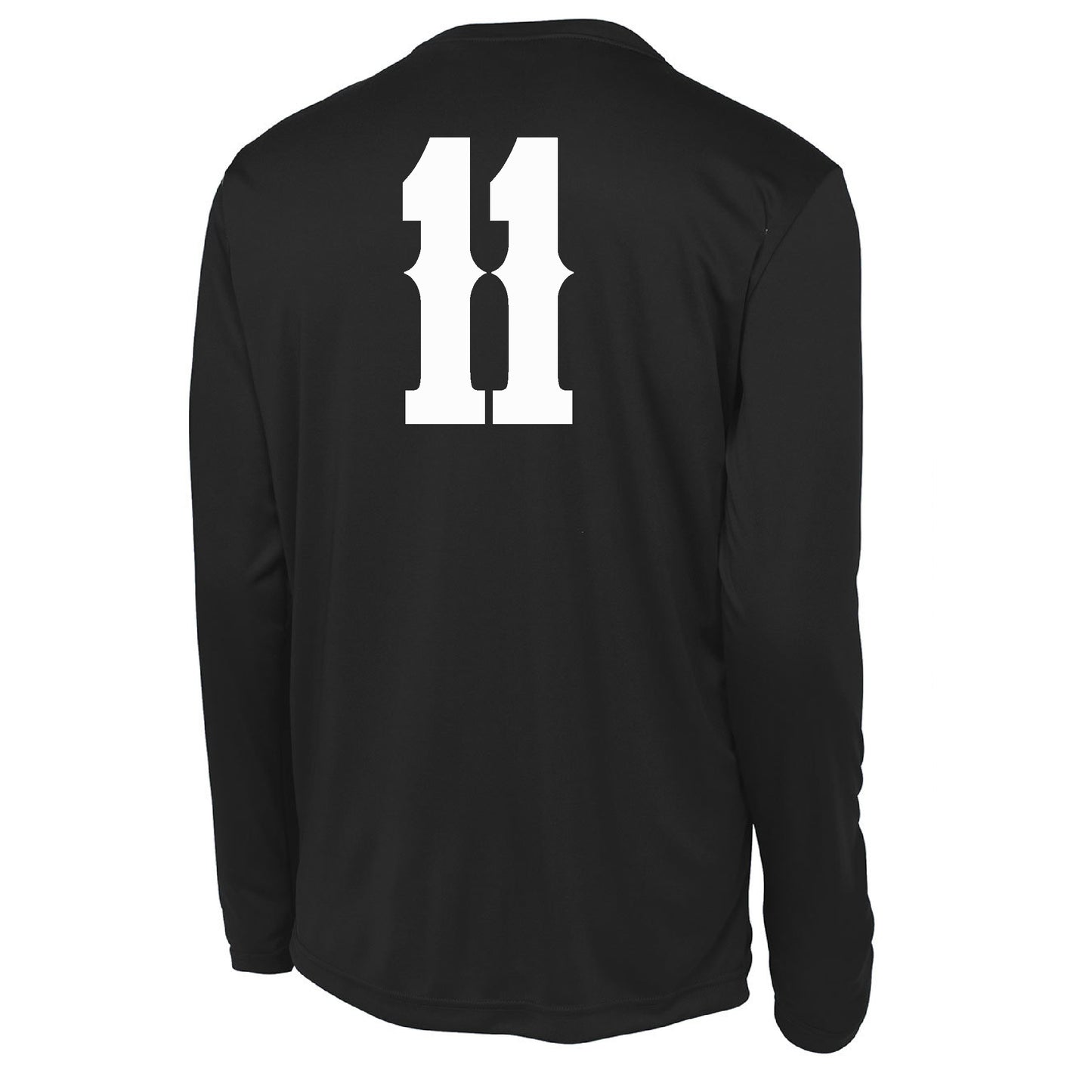 Workout Tee Long Sleeve W/ Number